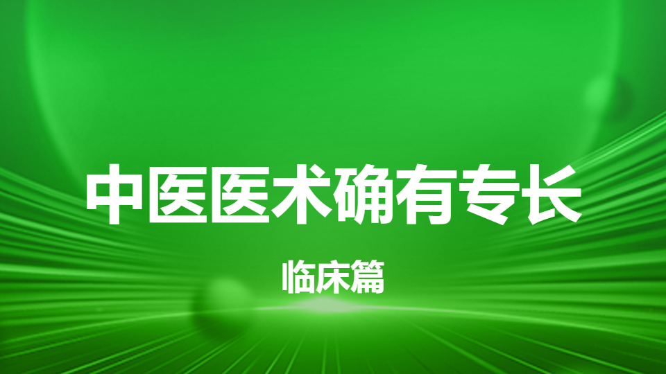 2026中医医术确有专长临床篇-月经病